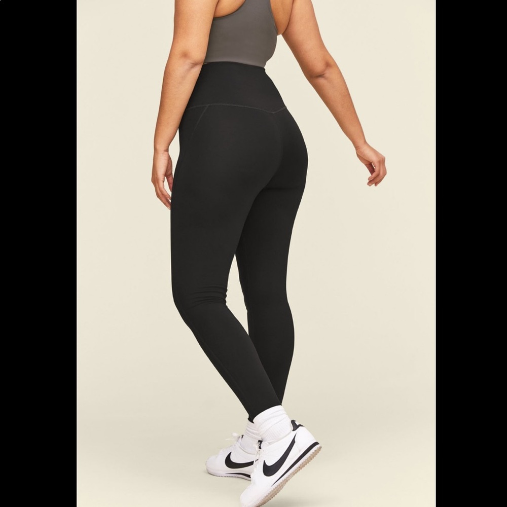 Girlfriend Collective Black High Rise Leggings